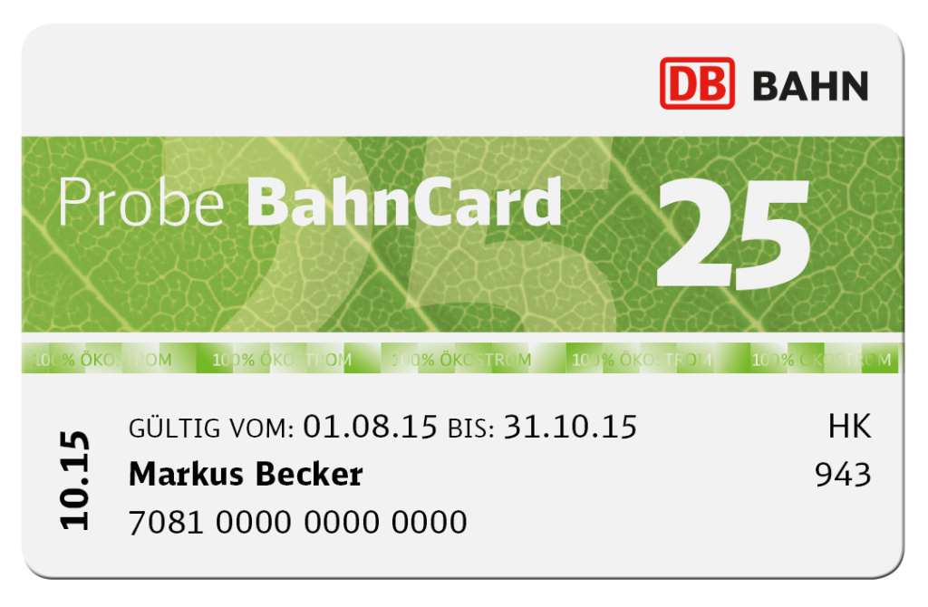 Bahncard Price