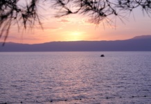 Хорватия, море, закат