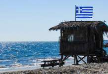 Греция пляж